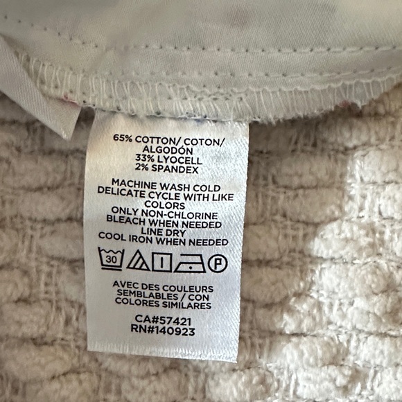 LOFT Straight Leg Floral Print Pants - Red, Blue, White, Pink - Picture 10 of 10